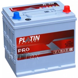 Аккумулятор автомобильный PLATIN PRO ASIA 62 Ah