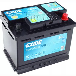 Аккумулятор автомобильный Exide EFB Start-Stop EL600 60 Ач