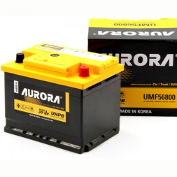 Аккумулятор автомобильный AURORA DIN ULTRA UMF56800 L2 68 Ач
