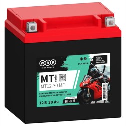 Мото аккумулятор WBR MT12-30 AGM 30 Ач (YIX30L)