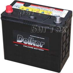 Аккумулятор автомобильный Delkor 70B24RS 55 Ач