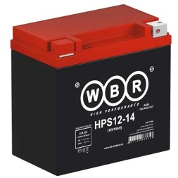 Мото аккумулятор WBR HPS12-14 14 Ач (YTX14H)