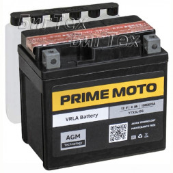 Мото аккумулятор PRIME MOTO PTX5L-BS AGM 5 Ач
