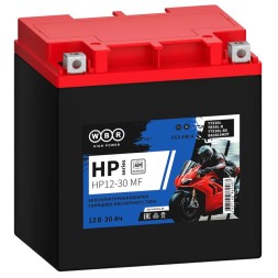 Мото аккумулятор WBR HP12-30 AGM 30 Ач (YTX30L)