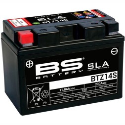 Мото аккумулятор BS BTZ14S SLA 11.8Ah (YTZ14S)