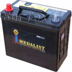 Аккумулятор автомобильный Medalist 65B24R 55 Ач (тонкие клеммы)