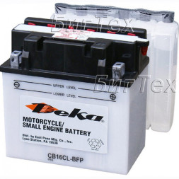 Мото аккумулятор Deka CB16CL-B, 19 А/ч Мото аккумулятор Deka CB16CL-B, 19 А/ч