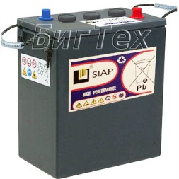 Аккумулятор тяговый SIAP 3 GEL 265, 310 Ач гелевый