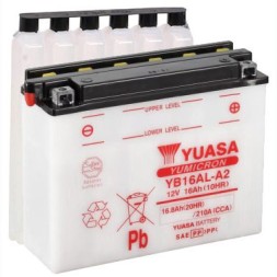 Мото аккумулятор YUASA YB16AL-A2, 16.8 Ач Мото аккумулятор YUASA YB16AL-A2, 16.8 Ач