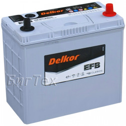 Аккумулятор автомобильный Delkor EFB 80B24L 55 Ач Аккумулятор автомобильный Delkor EFB 80B24L 55 Ач