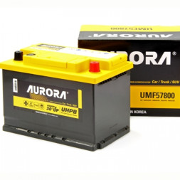 Аккумулятор автомобильный AURORA DIN ULTRA UMF57800 L3 78 Ач