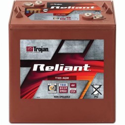 Аккумулятор тяговый Trojan T105-AGM 217 А/ч (6 Вольт)