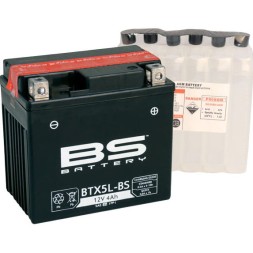 Мото аккумулятор BS BTX5L-BS 4 Ач (YTX5L-BS)