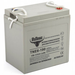 Аккумулятор тяговый RuTrike TNE6-190, 210Ah (6 Вольт)