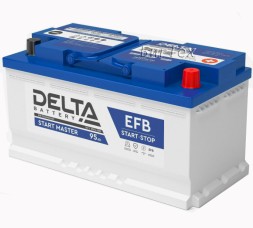 Аккумулятор автомобильный DELTA EFB START MASTER 95Ah Аккумулятор автомобильный DELTA EFB START MASTER 95Ah