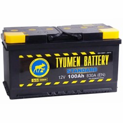 Аккумулятор автомобильный TYUMEN STANDART 100 Ач, 830А о.п Аккумулятор автомобильный TYUMEN STANDART 100 Ач, 830А о.п