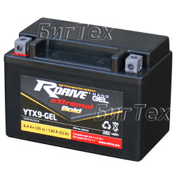 Мото аккумулятор RDrive Gold YTX9 GEL 8 Ач Мото аккумулятор RDrive Gold YTX9 GEL 8 Ач