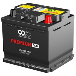 Аккумулятор автомобильный 9999 PREMUIM AGM QNA-365LN1-IS 50Ач 550А Аккумулятор автомобильный 9999 PREMUIM AGM QNA-365LN1-IS 50Ач 550А