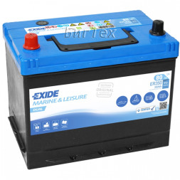 Аккумулятор лодочный EXIDE MARINE ER350, 80 Ач (тяговый) Аккумулятор лодочный EXIDE MARINE ER350, 80 Ач (тяговый)