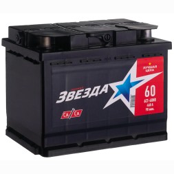 Аккумулятор автомобильный РУССКАЯ ЗВЕЗДА 60 Ач 480А п.п. Аккумулятор автомобильный РУССКАЯ ЗВЕЗДА 60 Ач 480А п.п.