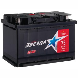 Аккумулятор автомобильный РУССКАЯ ЗВЕЗДА 75 Ач 600А п.п. Аккумулятор автомобильный РУССКАЯ ЗВЕЗДА 75 Ач 600А п.п.