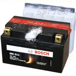 Мото аккумулятор Bosch M6 011 8 Ач (YTZ10S-BS) Мото аккумулятор Bosch M6 011 8 Ач (YTZ10S-BS)