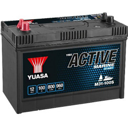 Аккумулятор лодочный YUASA ACTIVE Marine M31-100S 100 Ач Аккумулятор лодочный YUASA ACTIVE Marine M31-100S 100 Ач