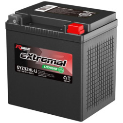 Мото аккумулятор RDRIVE eXtremal LITHIUM GYZ32HL-Li 40Ач 625А Мото аккумулятор RDRIVE eXtremal LITHIUM GYZ32HL-Li 40Ач 625А
