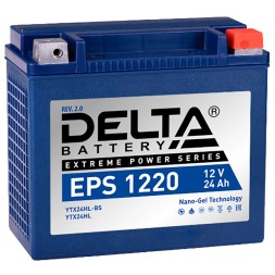 Мото аккумулятор DELTA EPS 1220 (YTX24HL-BS) 24 Ач Мото аккумулятор DELTA EPS 1220 (YTX24HL-BS) 24 Ач