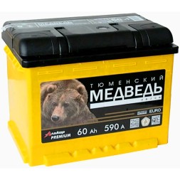Аккумулятор автомобильный ТЮМЕНСКИЙ МЕДВЕДЬ 60 Ач о.п. Аккумулятор автомобильный ТЮМЕНСКИЙ МЕДВЕДЬ 60 Ач о.п.