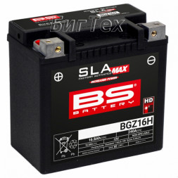 Мото аккумулятор BS BGZ16H SLA MAX 16.8 Ач (YTX14H) Мото аккумулятор BS BGZ16H SLA MAX 16.8 Ач (YTX14H)