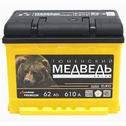 Аккумулятор автомобильный ТЮМЕНСКИЙ МЕДВЕДЬ 62 Ач о.п. Аккумулятор автомобильный ТЮМЕНСКИЙ МЕДВЕДЬ 62 Ач о.п.