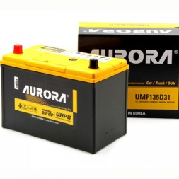 Аккумулятор автомобильный AURORA JIS ULTRA UMF135D31R 100 Ач Аккумулятор автомобильный AURORA JIS ULTRA UMF135D31R 100 Ач