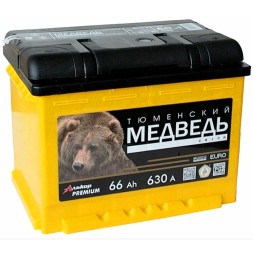 Аккумулятор автомобильный ТЮМЕНСКИЙ МЕДВЕДЬ 66 Ач п.п. Аккумулятор автомобильный ТЮМЕНСКИЙ МЕДВЕДЬ 66 Ач п.п.