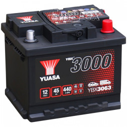 Аккумулятор автомобильный YUASA YBX3063 SMF 45 Ач Аккумулятор автомобильный YUASA YBX3063 SMF 45 Ач