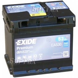 Аккумулятор автомобильный EXIDE Premium EA530 53 Ач Аккумулятор автомобильный EXIDE Premium EA530 53 Ач