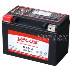 Мото аккумулятор Uplus MX9-4 AGM 8 Ач (YTX9) Мото аккумулятор Uplus MX9-4 AGM 8 Ач (YTX9)