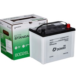 Аккумулятор автомобильный DOMEI ECO STANDARD 80D26L 70Ah 760A Аккумулятор автомобильный DOMEI ECO STANDARD 80D26L 70Ah 760A