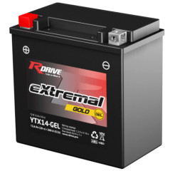 Мото аккумулятор RDrive GOLD YTX14-GEL 12.6 Ач 230А Мото аккумулятор RDrive GOLD YTX14-GEL 12.6 Ач 230А