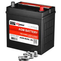 Аккумулятор автомобильный RDrive OEM AGM-B20L(S) S34B20L 40Ah Аккумулятор автомобильный RDrive OEM AGM-B20L(S) S34B20L 40Ah
