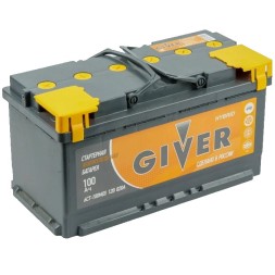 Аккумулятор автомобильный GIVER HYBRID 100 Aч, 820А о.п Аккумулятор автомобильный GIVER HYBRID 100 Aч, 820А о.п