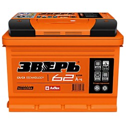 Аккумулятор автомобильный Зверь Ca/Ca 62Ач 620A (низкий) Аккумулятор автомобильный Зверь Ca/Ca 62Ач 620A (низкий)