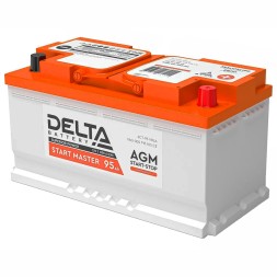 Аккумулятор автомобильный DELTA AGM START MASTER 95Ah Аккумулятор автомобильный DELTA AGM START MASTER 95Ah