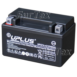 Мото аккумулятор Uplus HPG9-4 Nano Gel 8 Ач (YTX9) Мото аккумулятор Uplus HPG9-4 Nano Gel 8 Ач (YTX9)