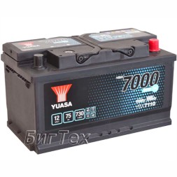 Аккумулятор автомобильный YUASA YBX7110 EFB Start Stop 75 Ач Аккумулятор автомобильный YUASA YBX7110 EFB Start Stop 75 Ач