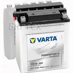 Мото аккумулятор Varta Powersports Freshpack YB14-A2 14 Ач Мото аккумулятор Varta Powersports Freshpack YB14-A2 14 Ач