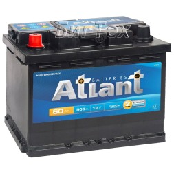 Аккумулятор автомобильный ATLANT 60Aч 520A Аккумулятор автомобильный ATLANT 60Aч 520A