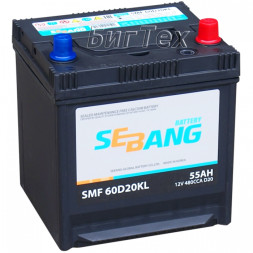 Аккумулятор автомобильный SEBANG SMF 60D20KL 55 Ач Аккумулятор автомобильный SEBANG SMF 60D20KL 55 Ач