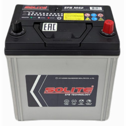Аккумулятор автомобильный SOLITE EFB M42 40 Ач 400A Аккумулятор автомобильный SOLITE EFB M42 40 Ач 400A