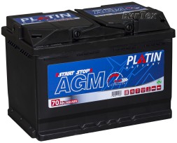 Аккумулятор автомобильный PLATIN AGM OEM 70Ач 760А L3 о.п. Аккумулятор автомобильный PLATIN AGM OEM 70Ач 760А L3 о.п.